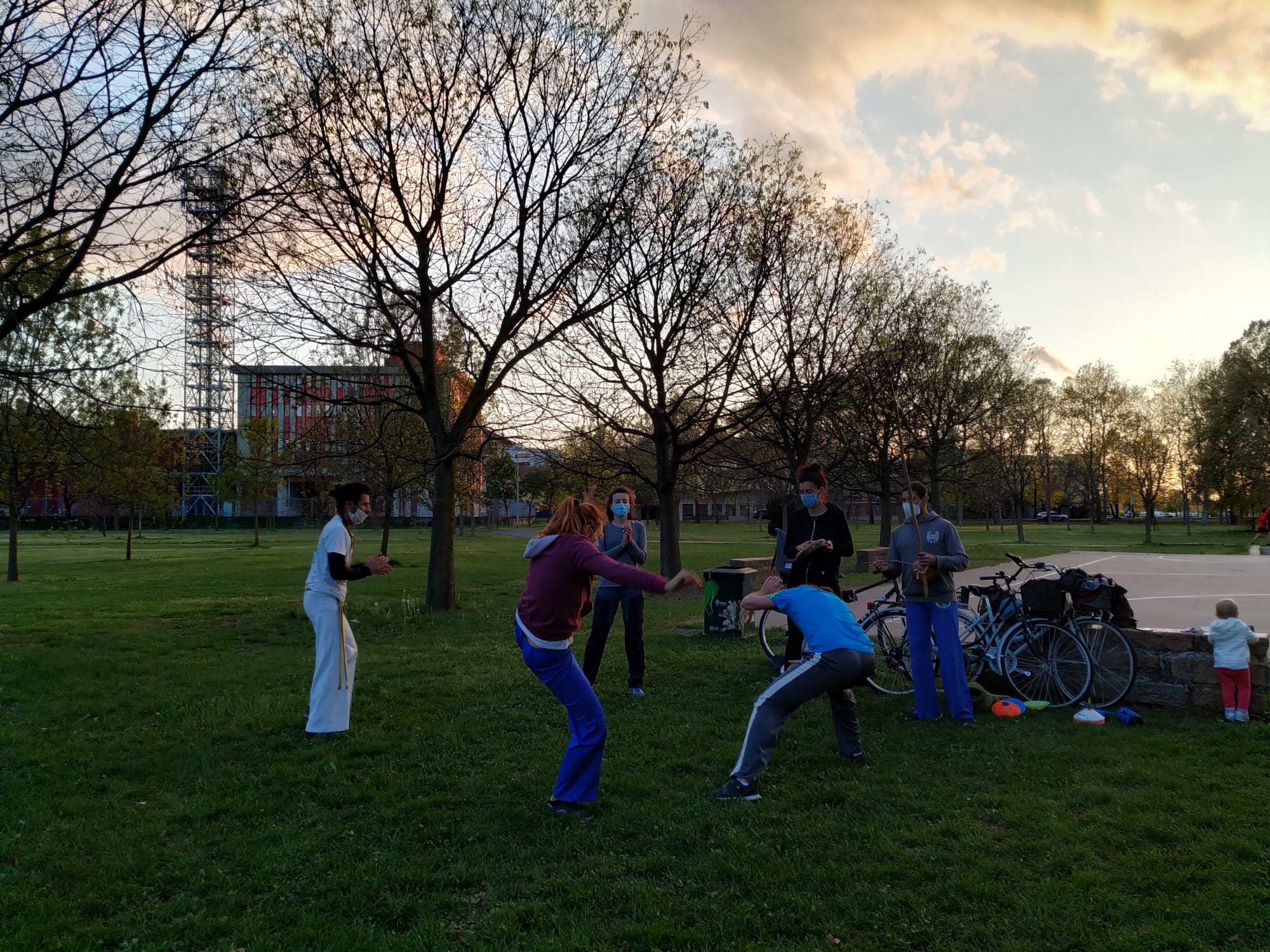 roda capoeira parco pandemia covid